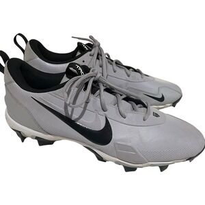 Nike Force Trout Fastflex Grey White Baseball Cleats Men's Size‎ 12 sports